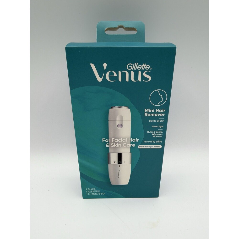Gillette Venus Mini Hair Remover Precision Shaver Women White Smartlight New